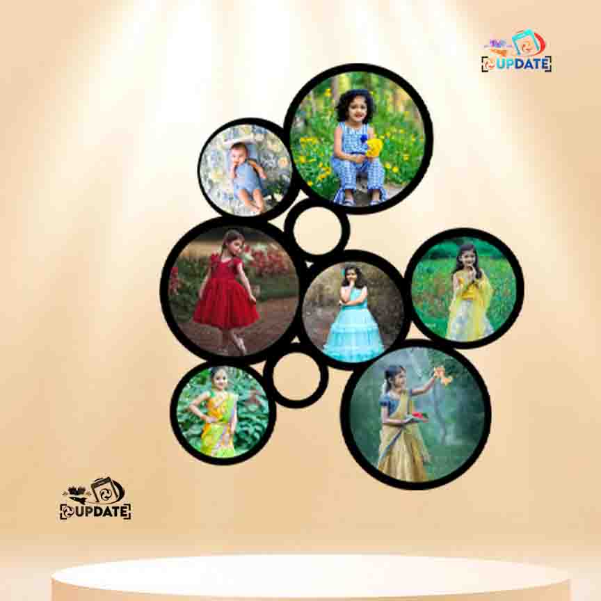 UWHF-0081- “Circular" – wall Hanging Sublimation MDF Frame