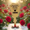 love rose with photo, quotes & spotify code mdf rose "love in layers" love rose with photo, quotes & spotify code mdf rose "love in layers"