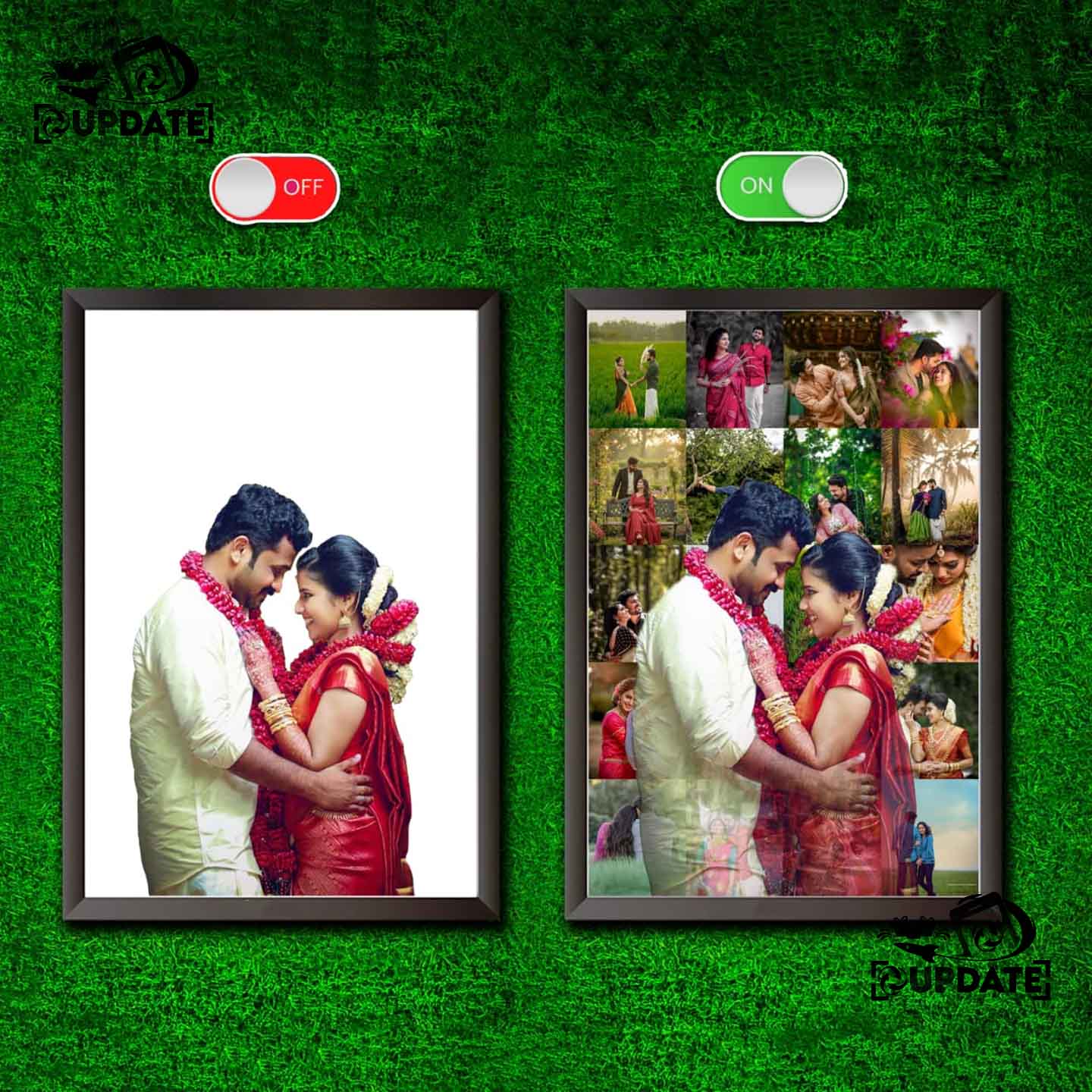 Glowing LED Magic Secret Collage Frame glowing led magic secret collage frame