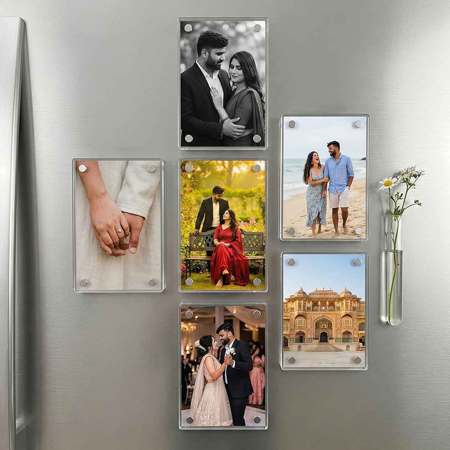 acrylic photo magnet 🤩 free 10 photo snap prints