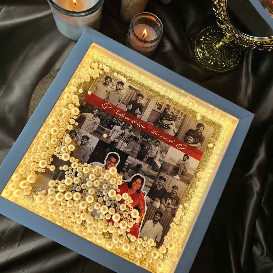 magical led pearl frame